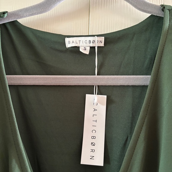 NWT Baltic Born Green Kristina Bridesmaid Maxi Dress - Picture 3 of 5